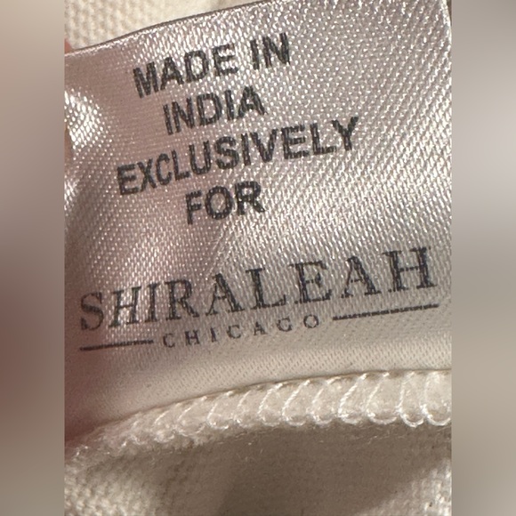 Estrella Shirleah Jute Bag Multicolor Round Wood Handles Vegan Made in India - Picture 7 of 13